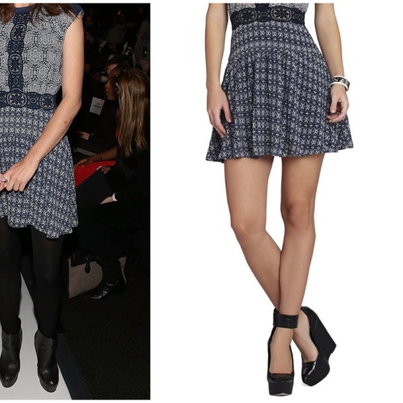 BCBG MaxAzria, Aymeline, sleeveless dress, dark ink navy combo fabric - Picture 15 of 15